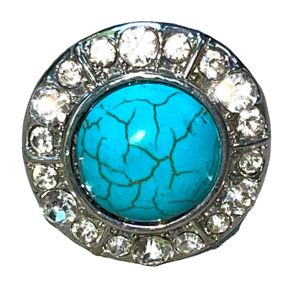 Turquoise Round Stone Ring
